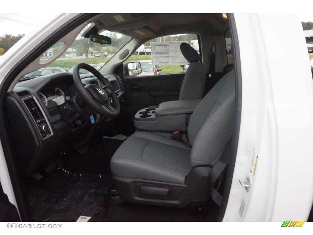 2015 1500 Tradesman Regular Cab - Bright White / Black/Diesel Gray photo #7