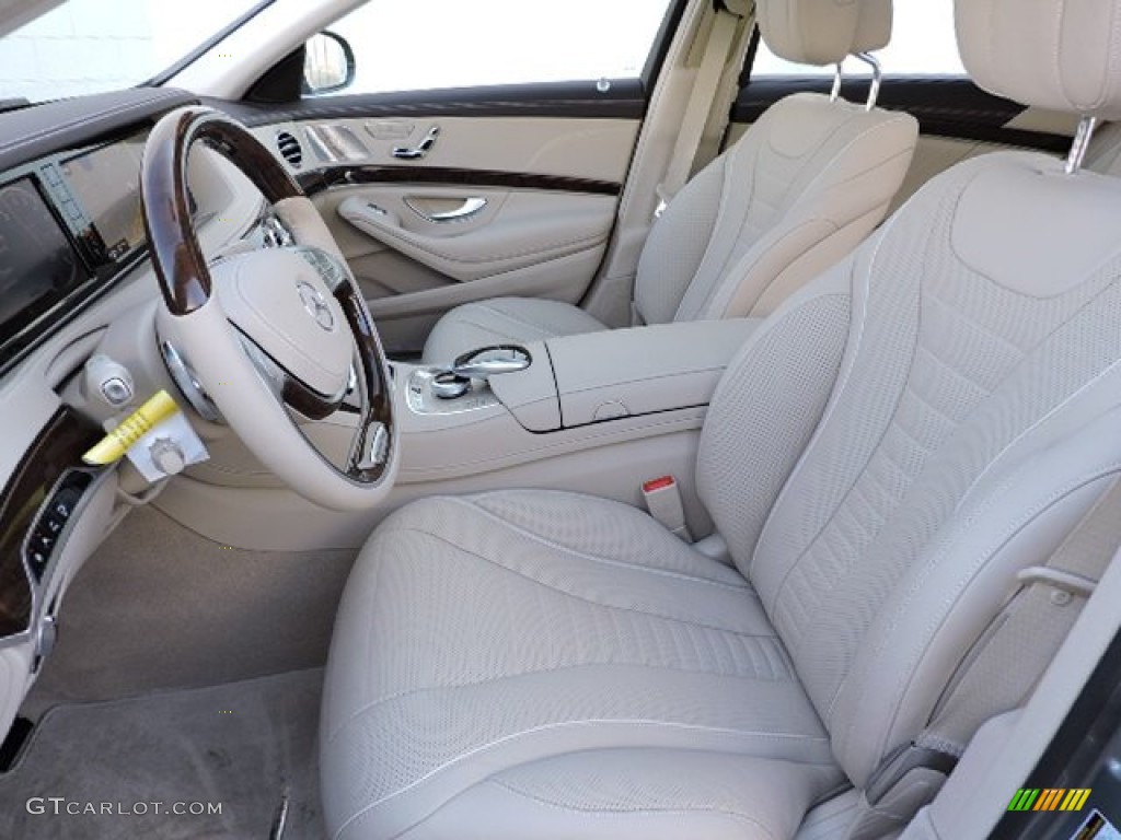 2015 Mercedes-Benz S 550 4Matic Sedan Front Seat Photo #102517937