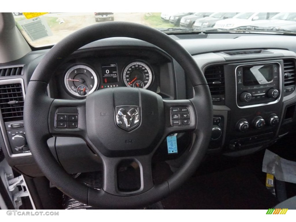 2015 1500 Tradesman Regular Cab - Bright White / Black/Diesel Gray photo #8