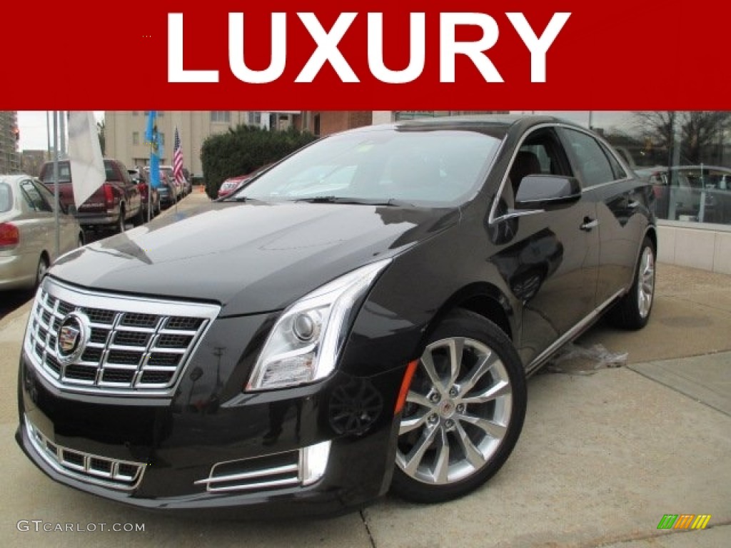 2015 XTS Luxury Sedan - Black Diamond Tricoat / Kona Brown/Jet Black photo #1