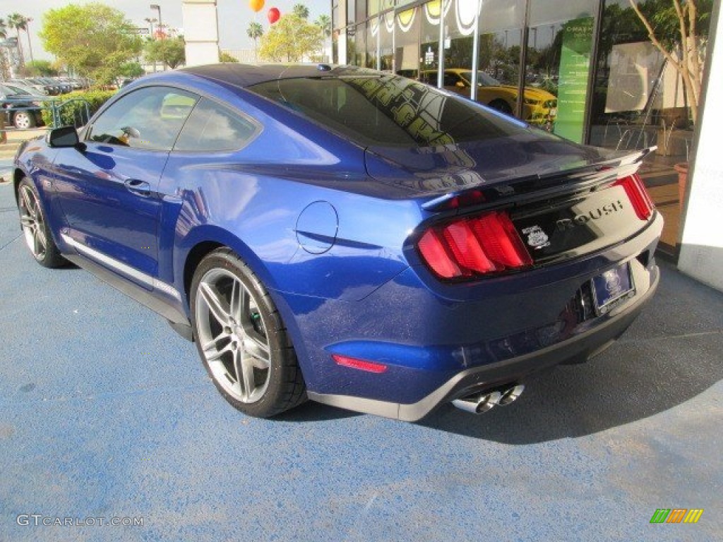 2015 Mustang Roush Stage 2 Coupe - Deep Impact Blue Metallic / Ebony photo #12