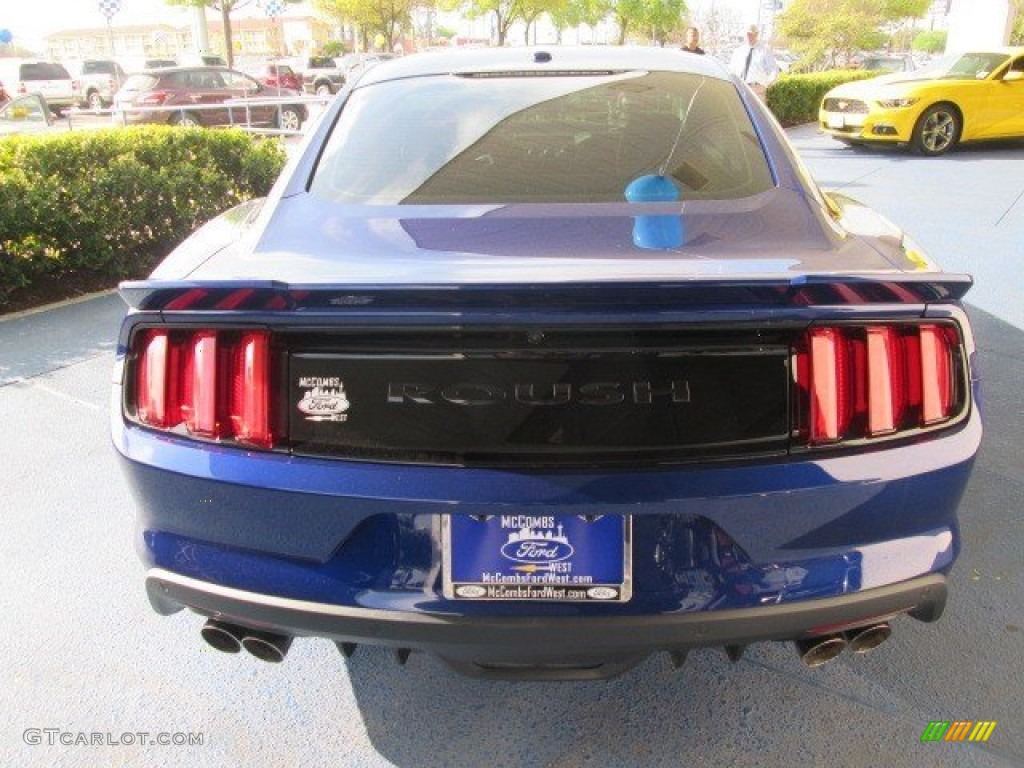 2015 Mustang Roush Stage 2 Coupe - Deep Impact Blue Metallic / Ebony photo #13