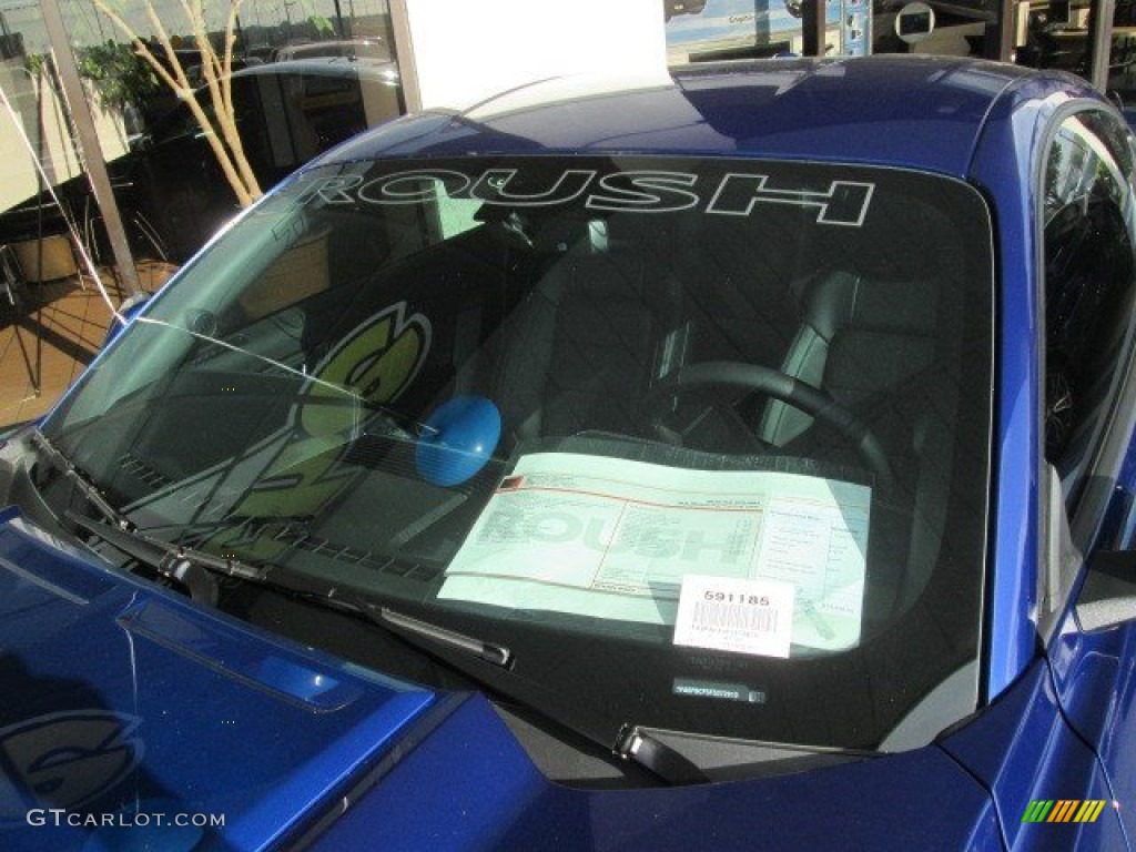 2015 Mustang Roush Stage 2 Coupe - Deep Impact Blue Metallic / Ebony photo #29