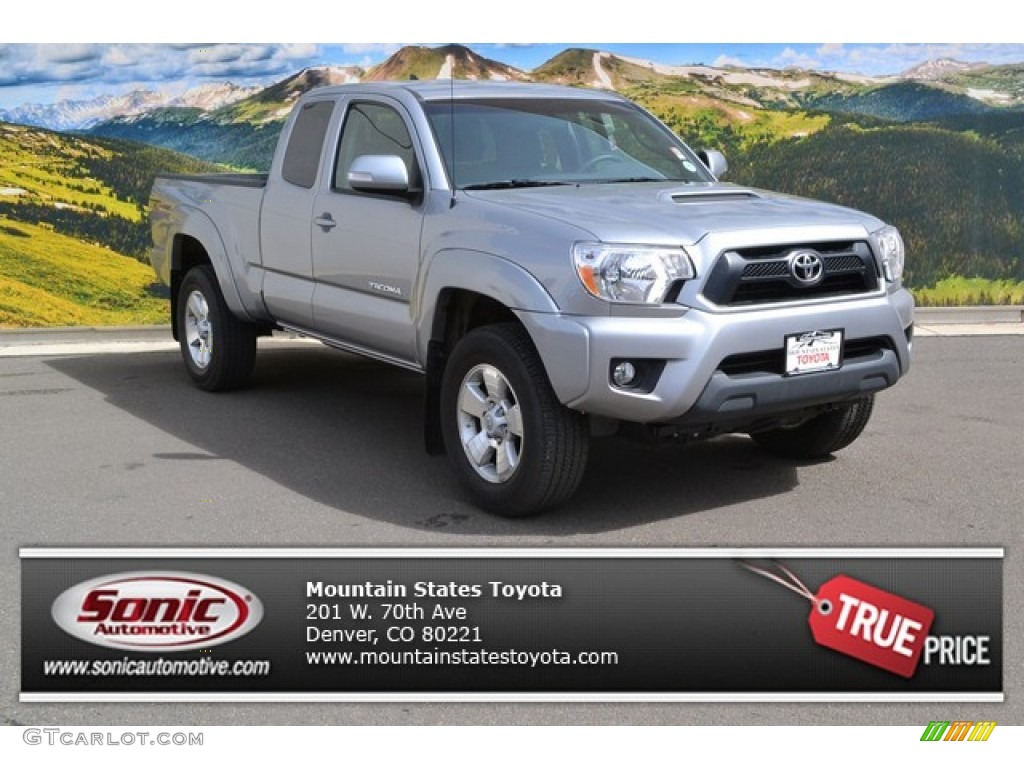 2015 Tacoma V6 Access Cab 4x4 - Silver Sky Metallic / Graphite photo #1