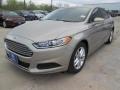 2015 Tectonic Silver Metallic Ford Fusion SE  photo #4