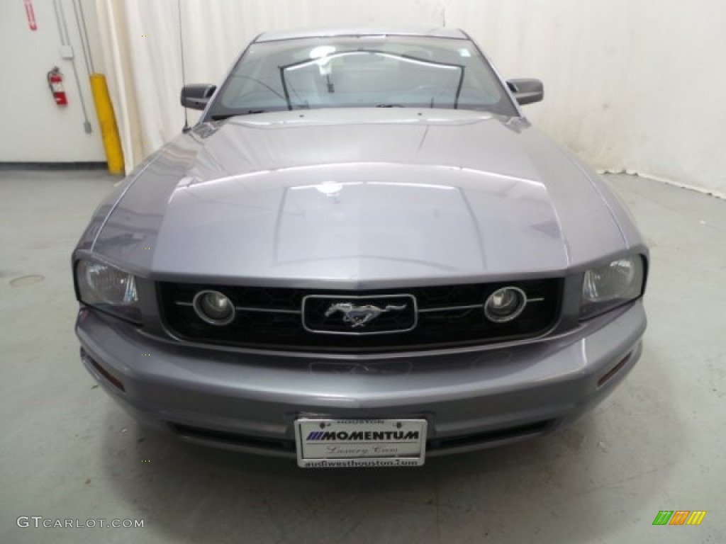 2006 Mustang V6 Premium Coupe - Tungsten Grey Metallic / Black photo #2