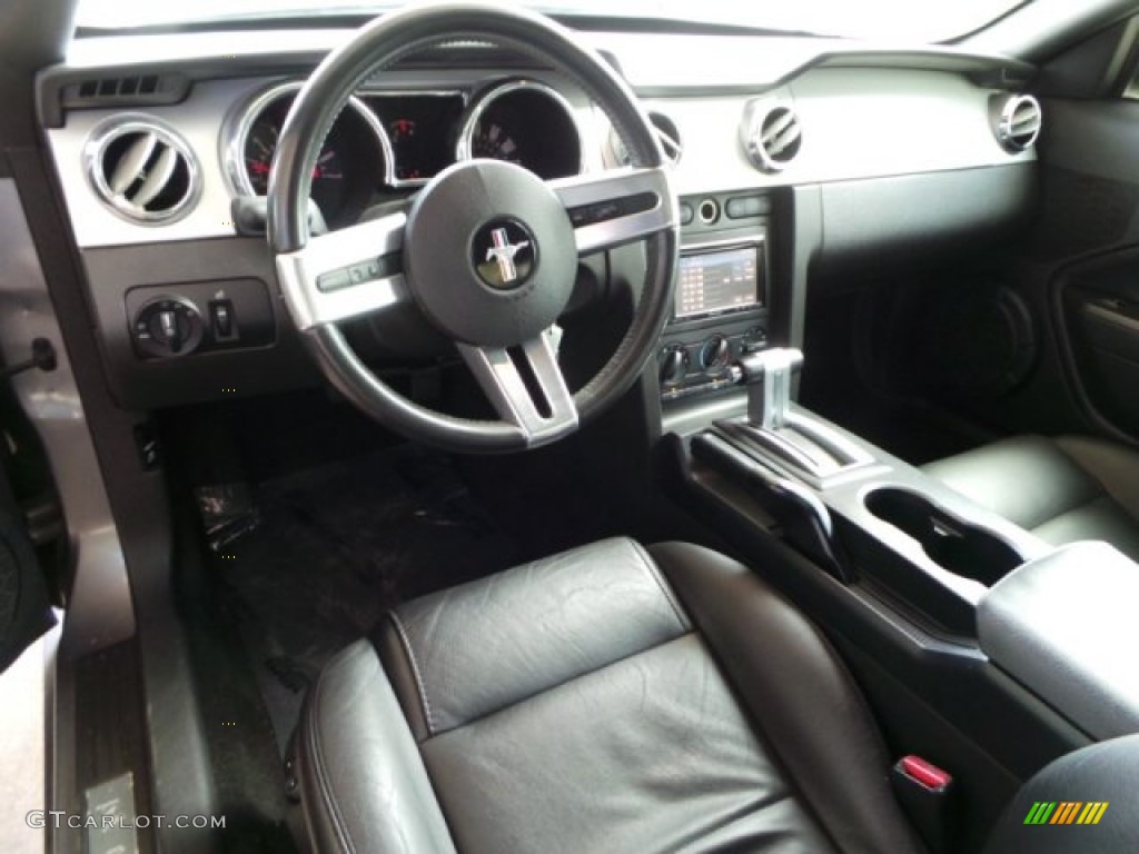 2006 Mustang V6 Premium Coupe - Tungsten Grey Metallic / Black photo #12