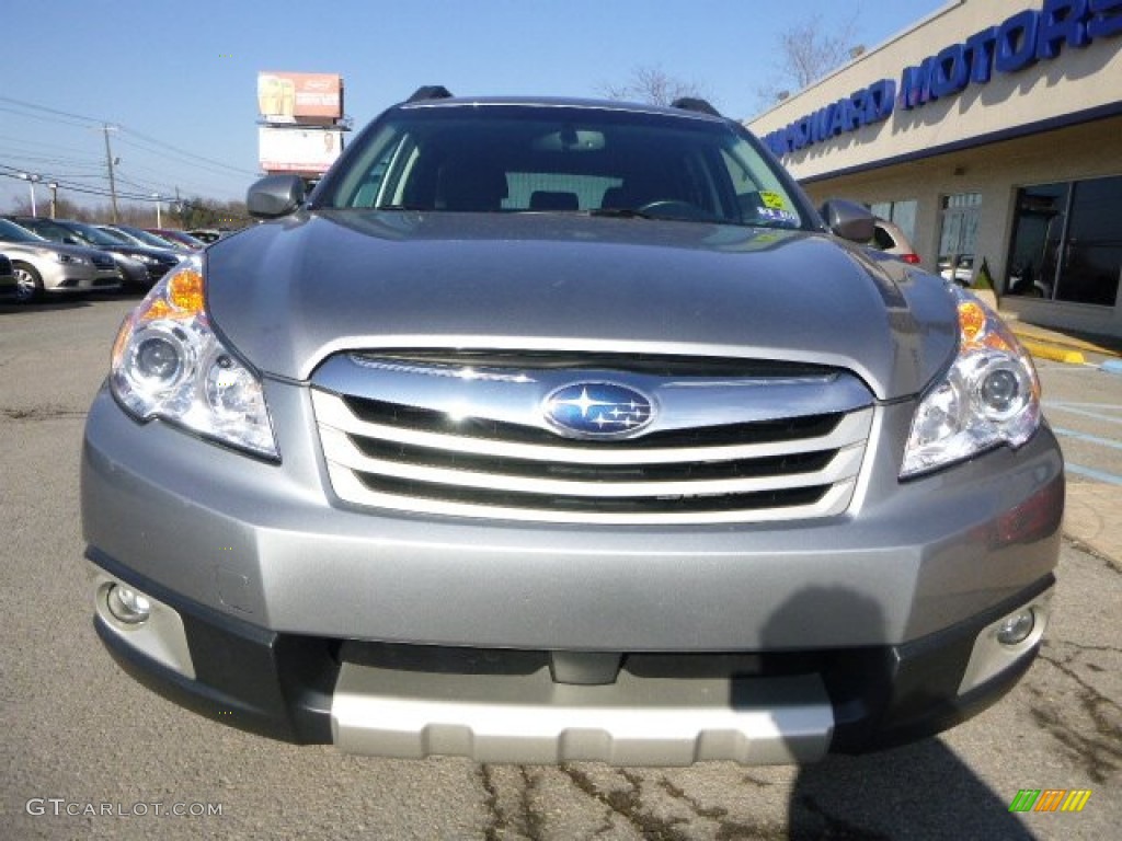 2011 Outback 2.5i Limited Wagon - Steel Silver Metallic / Off Black photo #9