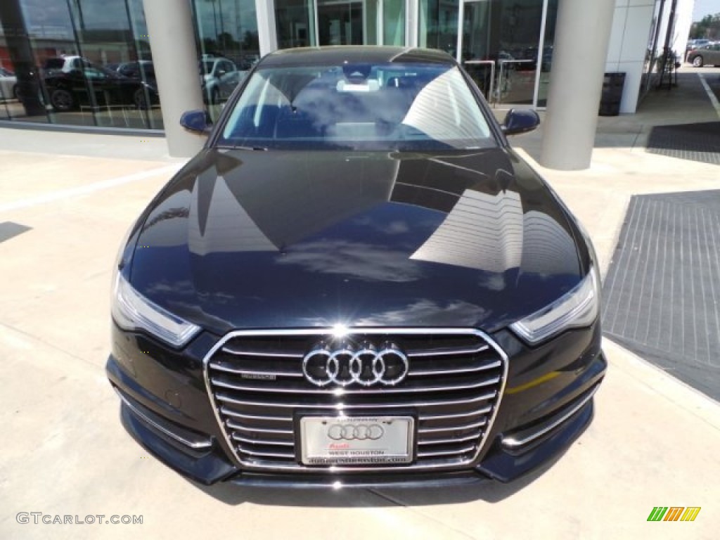 2016 A6 3.0 TFSI Prestige quattro - Mythos Black Metallic / Black photo #2