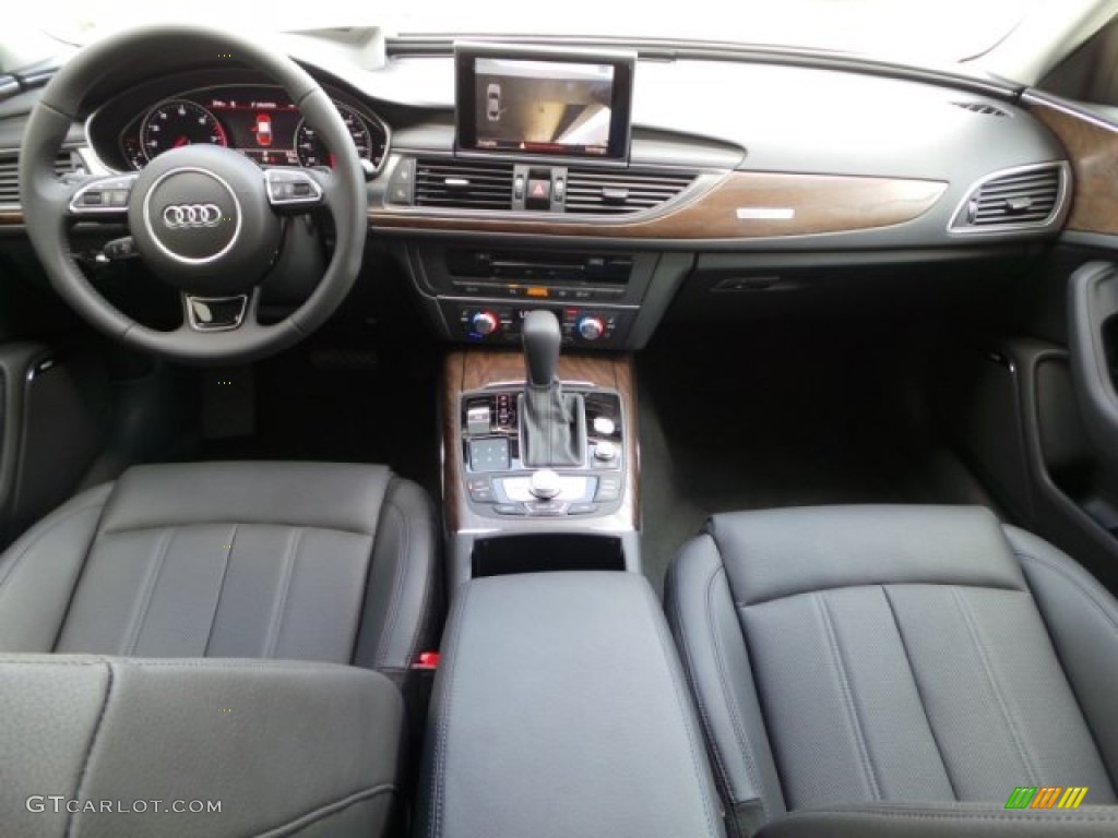 2016 Audi A6 3.0 TFSI Prestige quattro Black Dashboard Photo #102522362