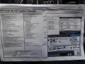 2016 Audi A6 3.0 TFSI Prestige quattro Window Sticker