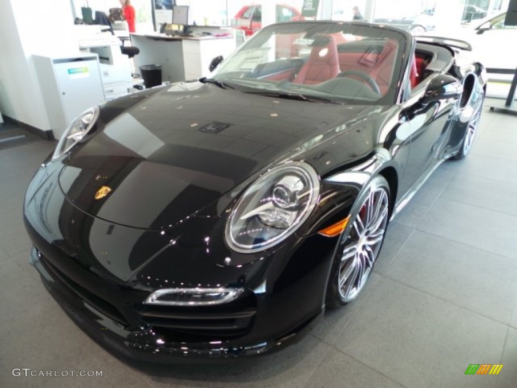 Black 2015 Porsche 911 Turbo Cabriolet Exterior Photo #102522644