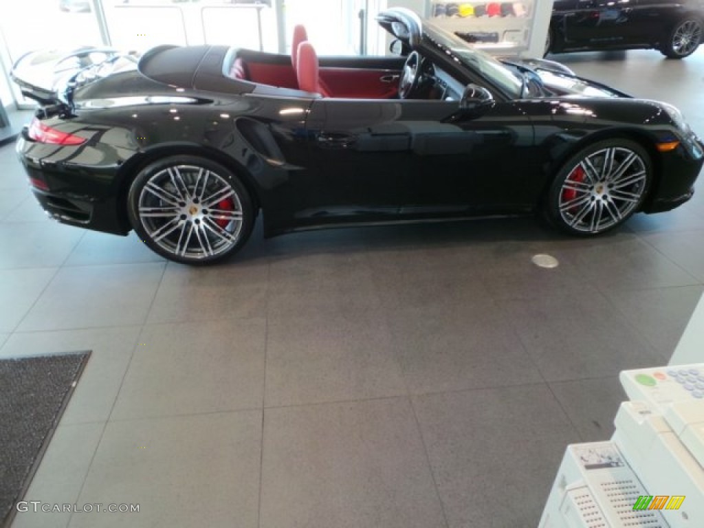 Black 2015 Porsche 911 Turbo Cabriolet Exterior Photo #102522707