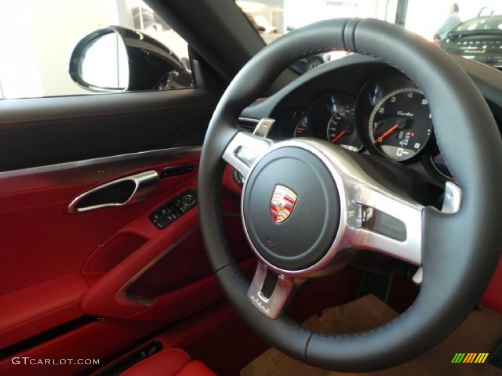 2015 Porsche 911 Turbo Cabriolet Steering Wheel Photos