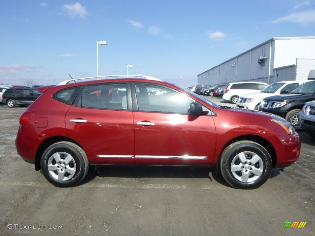 2015 Rogue Select S AWD - Cayenne Red / Gray photo #2