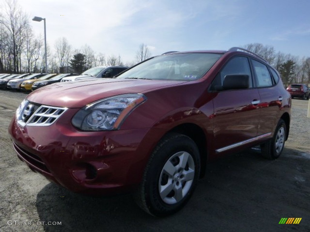 2015 Rogue Select S AWD - Cayenne Red / Gray photo #7