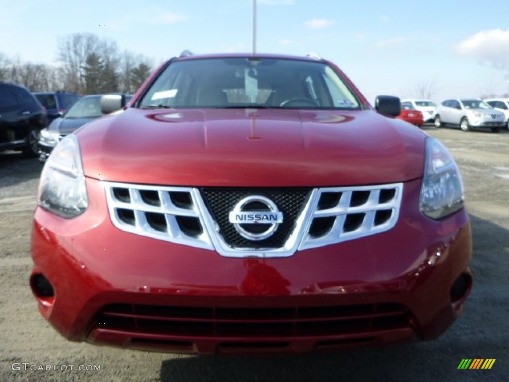 2015 Rogue Select S AWD - Cayenne Red / Gray photo #8