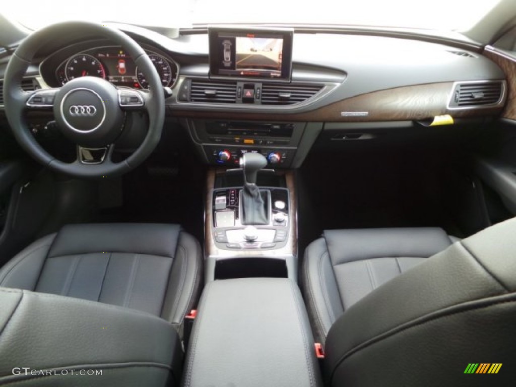 Black Interior 2015 Audi A7 3.0T quattro Prestige Photo #102525142