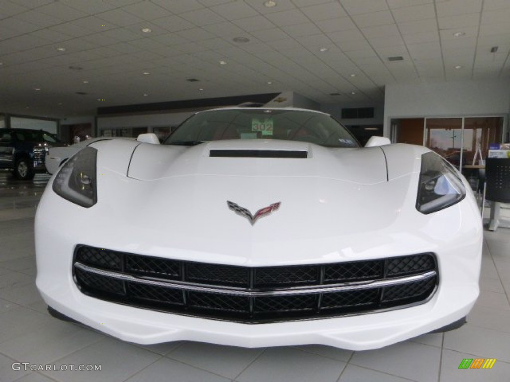 Arctic White 2015 Chevrolet Corvette Stingray Coupe Exterior Photo #102525176