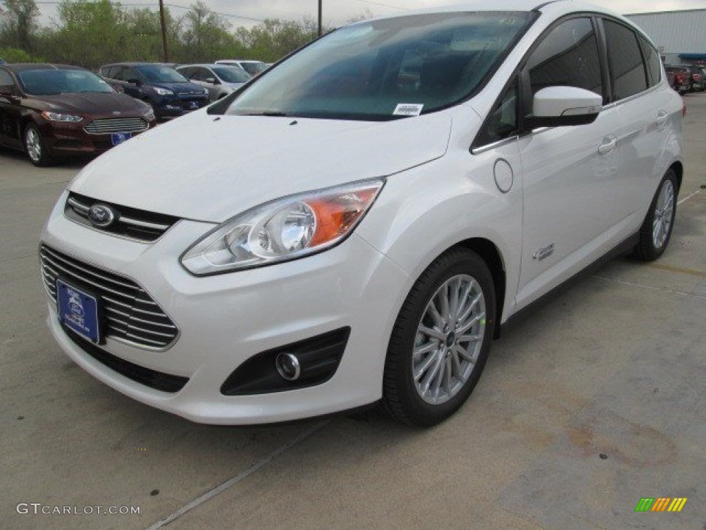 2015 C-Max Energi - White Platinum Tricoat / Medium Light Stone photo #33