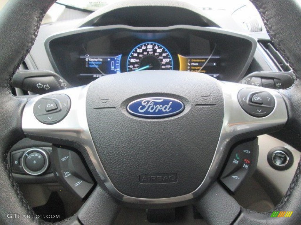 2015 C-Max Energi - White Platinum Tricoat / Medium Light Stone photo #47
