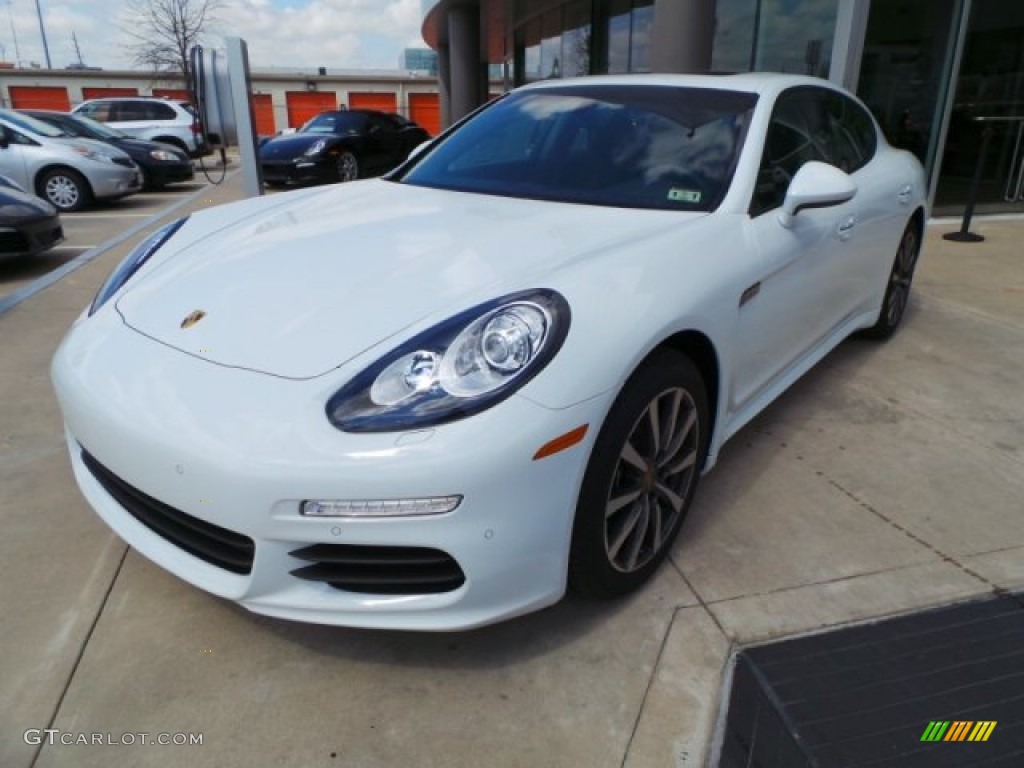 White 2015 Porsche Panamera Standard Panamera Model Exterior Photo #102526205