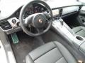 Black 2015 Porsche Panamera Standard Panamera Model Interior Color