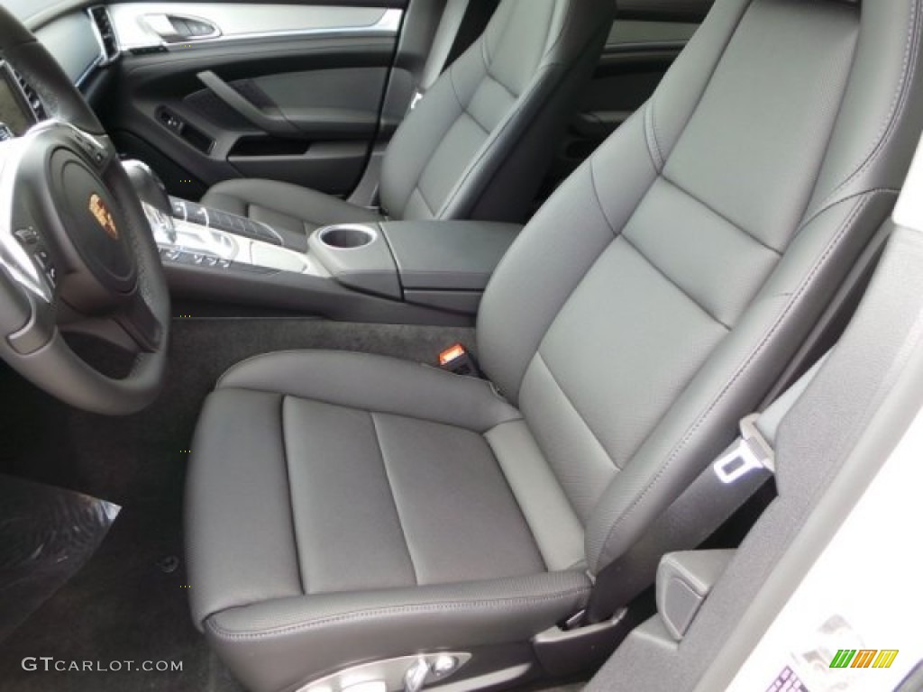 Black Interior 2015 Porsche Panamera Standard Panamera Model Photo #102526484