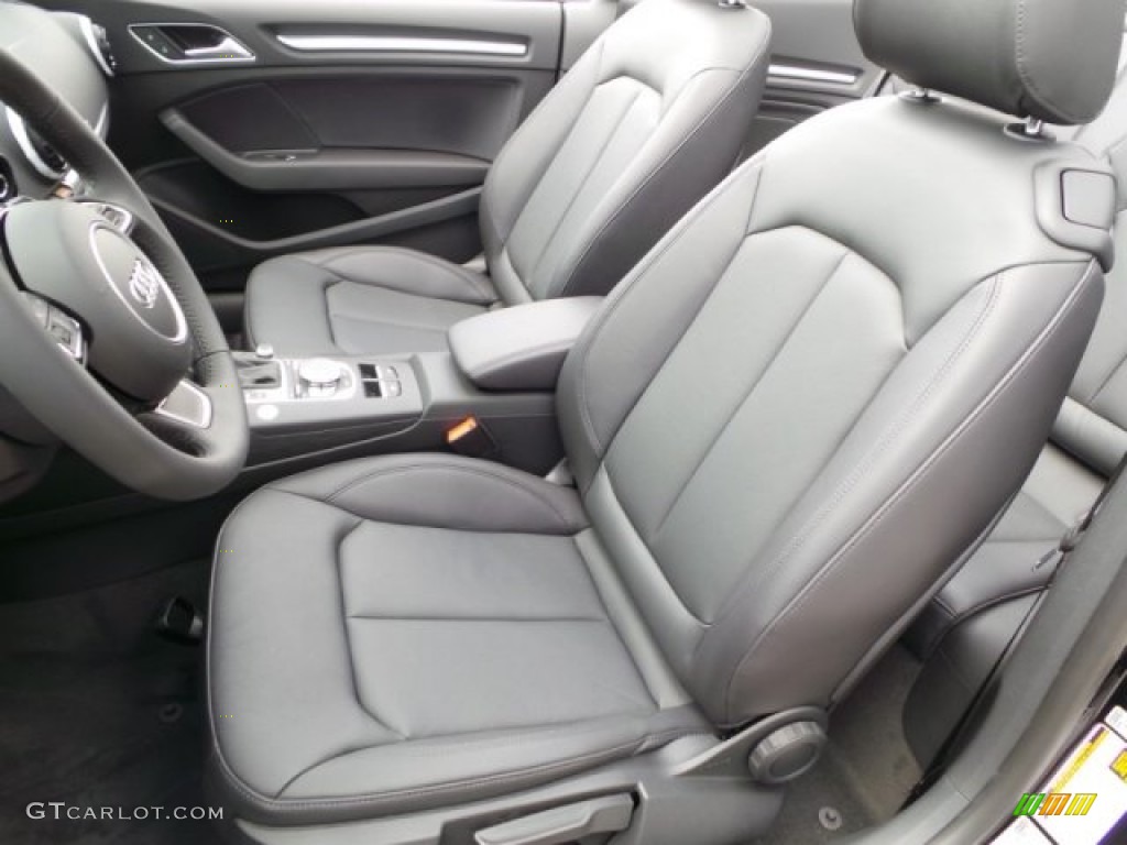 2015 Audi A3 2.0 Premium Plus quattro Cabriolet Front Seat Photo #102527285