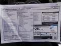 2015 Audi A3 2.0 Premium Plus quattro Cabriolet Window Sticker