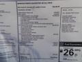 2015 Audi A3 2.0 Premium Plus quattro Cabriolet Window Sticker