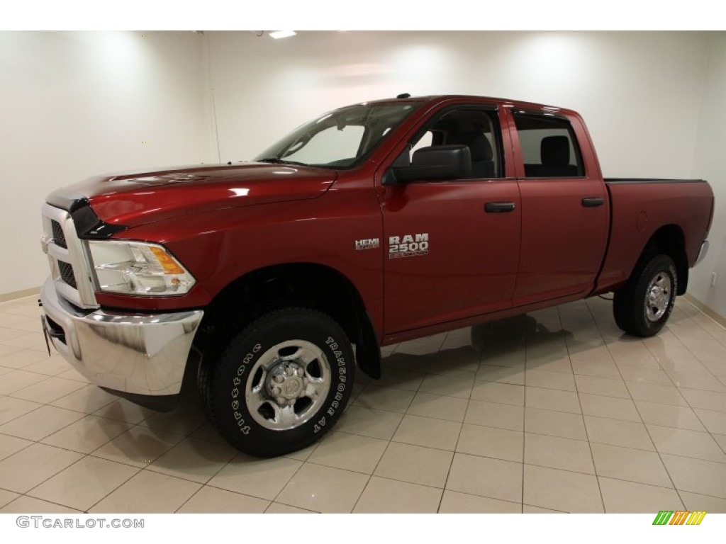 Deep Cherry Red Pearl 2013 Ram 2500 Tradesman Crew Cab 4x4 Exterior Photo #102527816