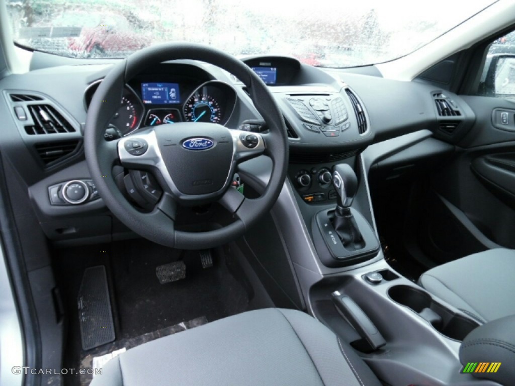 2015 Escape SE - Ingot Silver Metallic / Charcoal Black photo #12