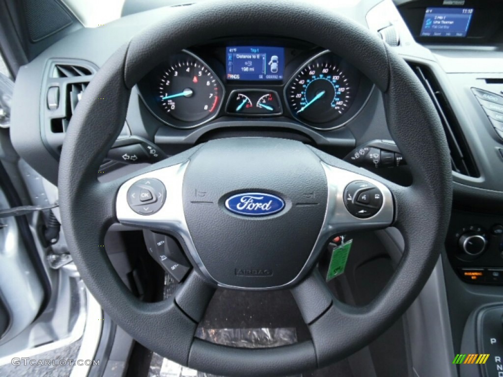 2015 Escape SE - Ingot Silver Metallic / Charcoal Black photo #16