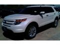 2015 White Platinum Ford Explorer Limited  photo #5