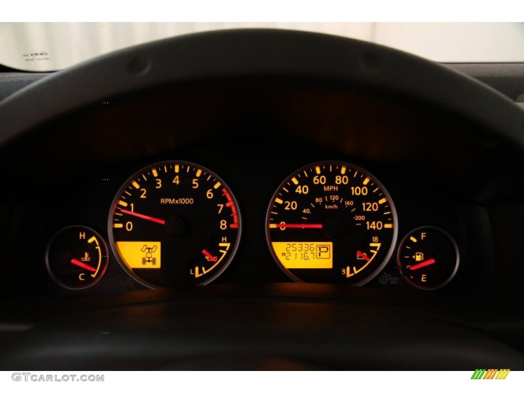 2012 Nissan Pathfinder LE 4x4 Gauges Photo #102530075