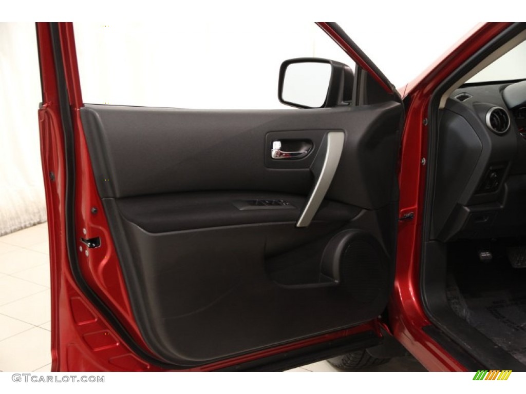 2011 Nissan Rogue SV AWD Black Door Panel Photo #102530414