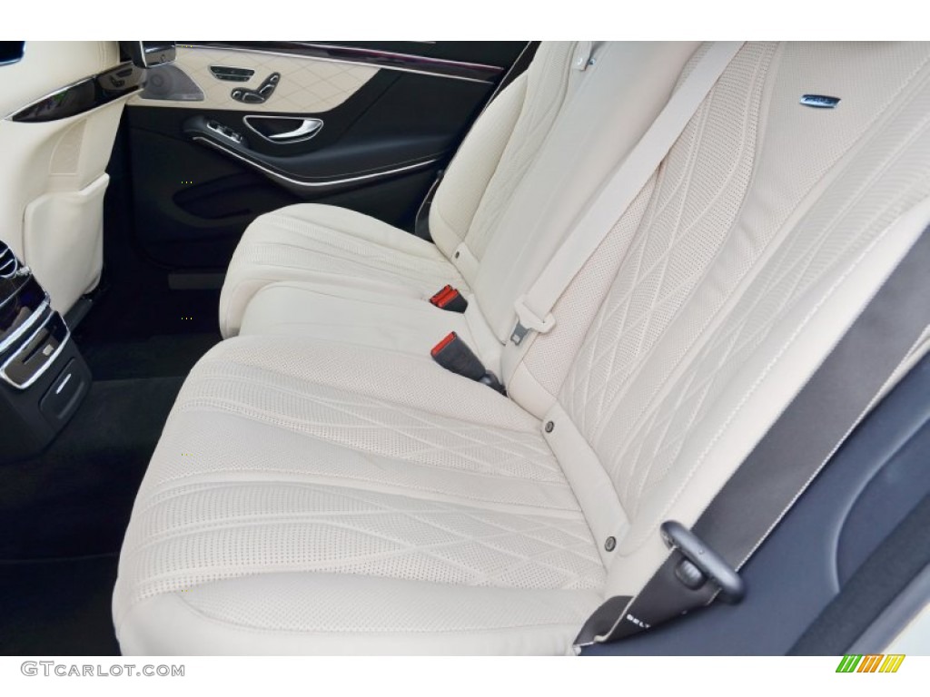 2015 Mercedes-Benz S 63 AMG 4Matic Sedan Rear Seat Photo #102530801