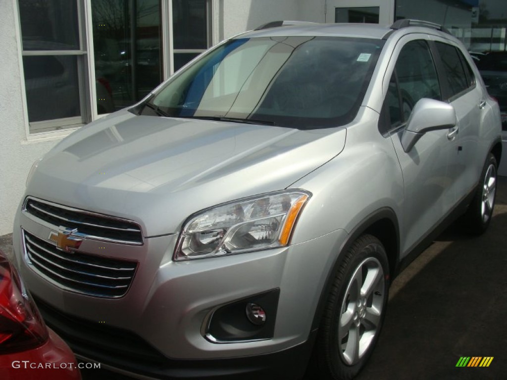 Silver Ice Metallic 2015 Chevrolet Trax LTZ Exterior Photo #102531077