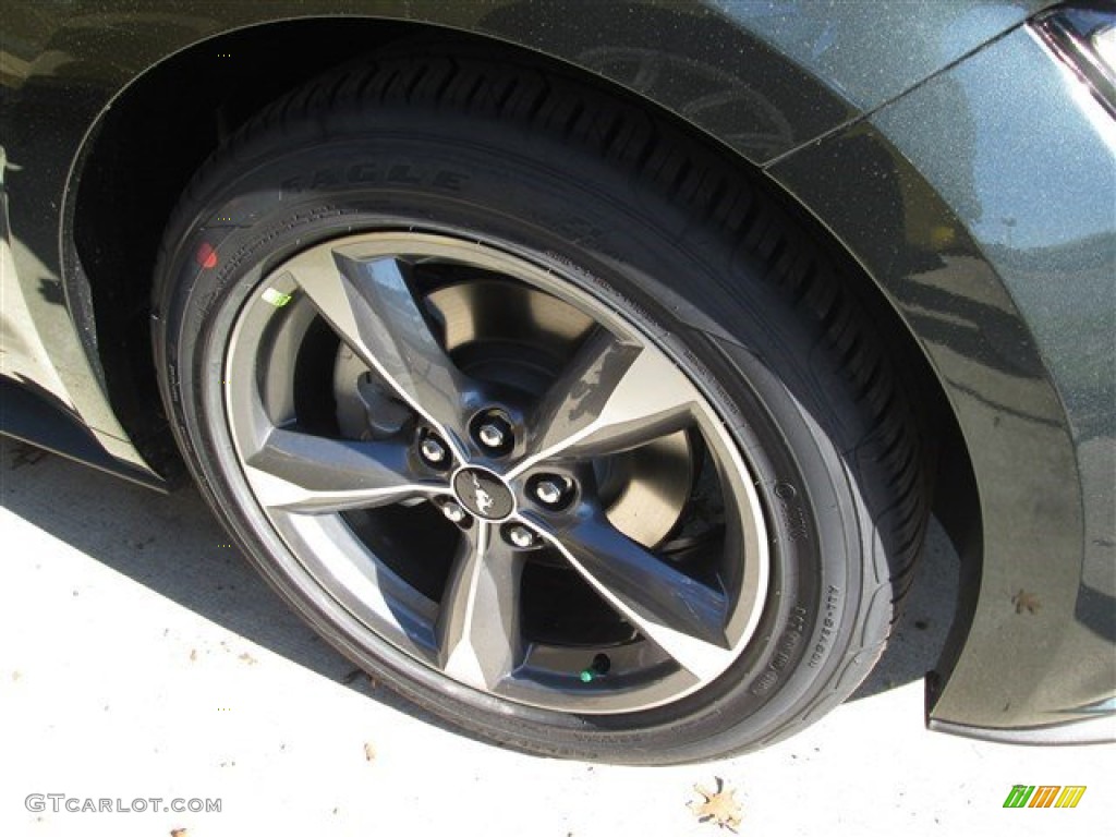 2015 Mustang V6 Coupe - Guard Metallic / Ebony photo #12