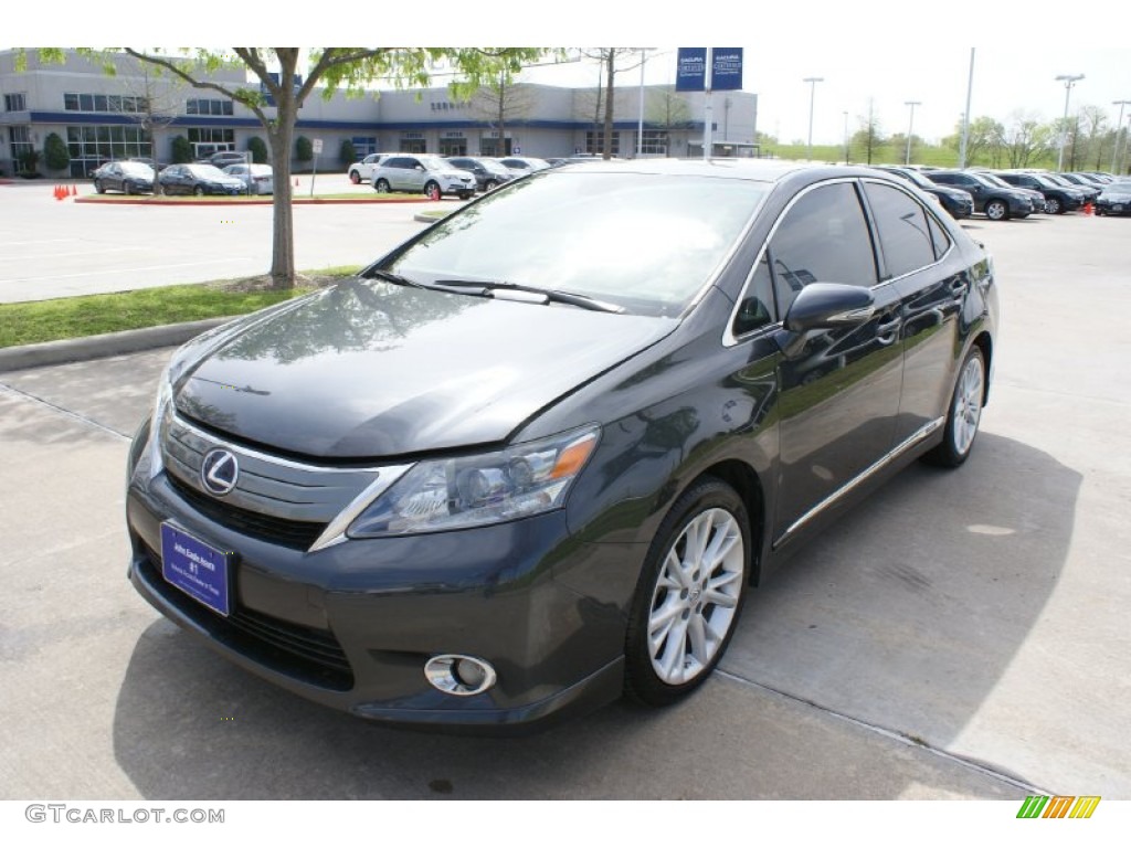 2010 HS 250h Hybrid Premium - Smoky Granite Mica / Parchment photo #3