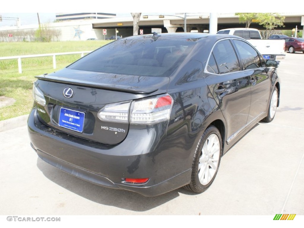 2010 HS 250h Hybrid Premium - Smoky Granite Mica / Parchment photo #7