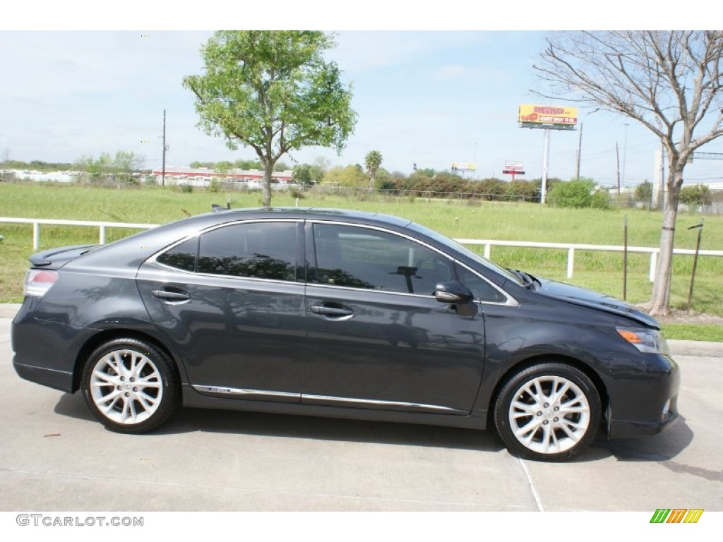 2010 HS 250h Hybrid Premium - Smoky Granite Mica / Parchment photo #8