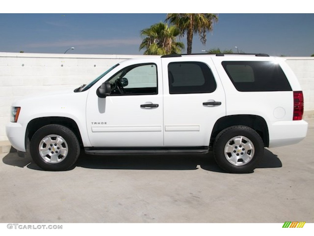 2010 Tahoe LS 4x4 - Summit White / Ebony photo #8