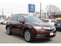 2015 Dark Cherry Pearl Acura MDX SH-AWD Technology  photo #1