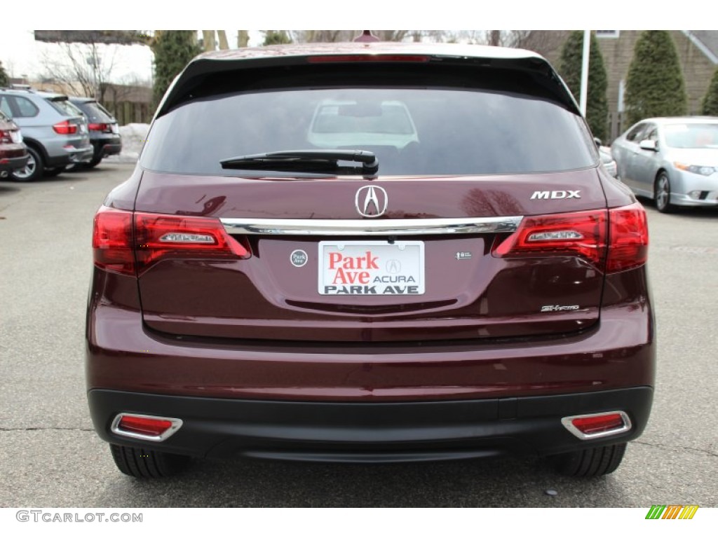 2015 MDX SH-AWD Technology - Dark Cherry Pearl / Parchment photo #4