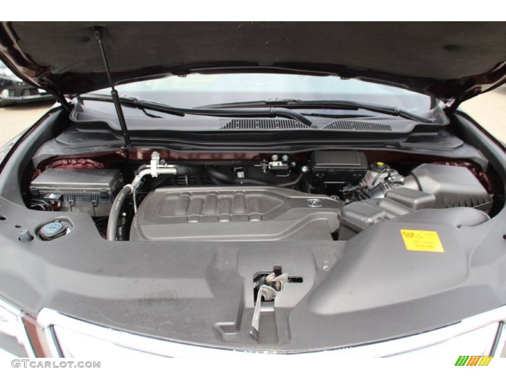 2015 MDX SH-AWD Technology - Dark Cherry Pearl / Parchment photo #30