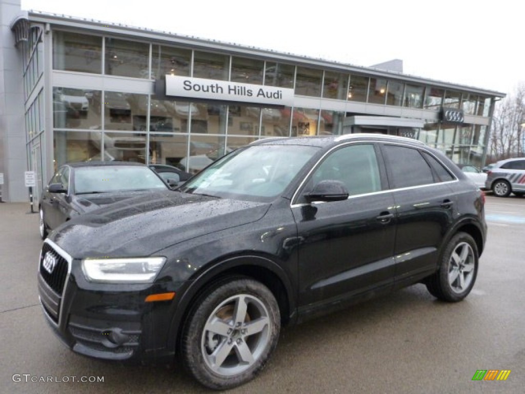 2015 Q3 2.0 TFSI Premium Plus quattro - Mythos Black Metallic / Black photo #1
