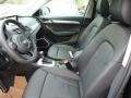 2015 Audi Q3 Black Interior Front Seat Photo
