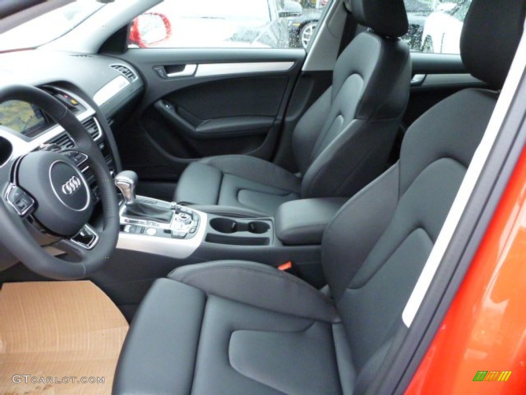 Black Interior 2015 Audi A4 2.0T Premium Plus quattro Photo #102534500